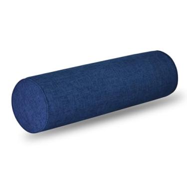 Imagem de Fronhas cervicais duráveis para pescoço, capa de almofada – perfeita para almofadas de pescoço de espuma viscoelástica e almofada de pescoço, fácil de lavar e combinar com seu sofá/cama (azul