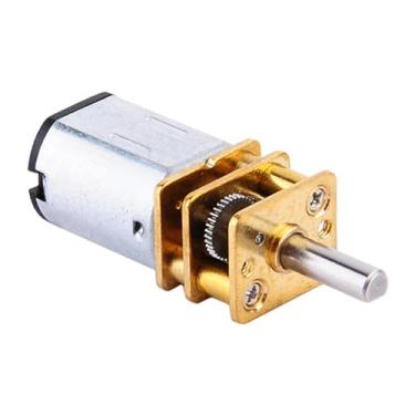Imagem de BAFOVY Motor 12V N20 Motor DC 300RPM de Engrenagem Caixa de Engrenagens de Metal Design Profissional de Redução de Velocidade Equipamento de Máquinas Industriais, Eixo de
