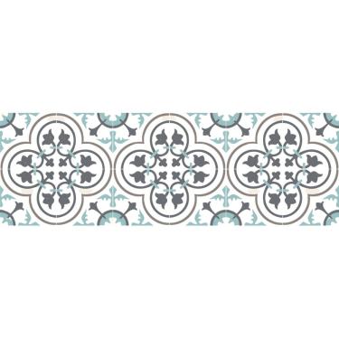 Imagem de Adesivo Piso Ladrilhos Lavável Antiderrapante Vinil