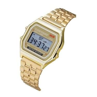 Imagem de Relógio Vintage WA 158 Digital Led Retrô Unissex Masculino e Feminino 
