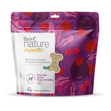 Imagem de Biscoito Organnact Be Nature Beterraba, Quinoa e Frutas Vermelhas 150g