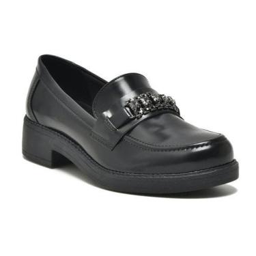 Imagem de Sapato Mocassim Via Marte 011-004 Feminino, Preto, 37
