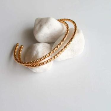Imagem de Bracelete  Torcido Fino - sara sofia semijoias