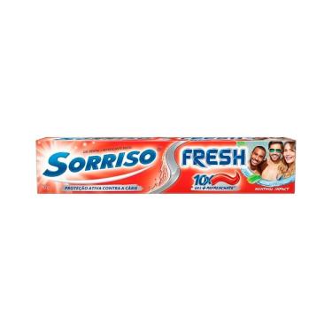 Imagem de Creme Dental Fresh Impact Gel Menthol 90g - 12 unidades - Sorriso