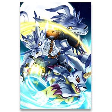 Imagem de Poster Decorativo 42cm x 30cm A3 Brilhante Digimon Gabumon