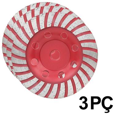Imagem de Kit Três Disco De Desbaste Diamantado Mármore115mm Turbo