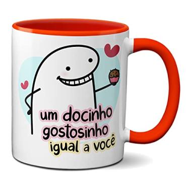 Imagem de Caneca Flork Namorados Um Docinho Gostosinho Igual A Você (Vermelha)