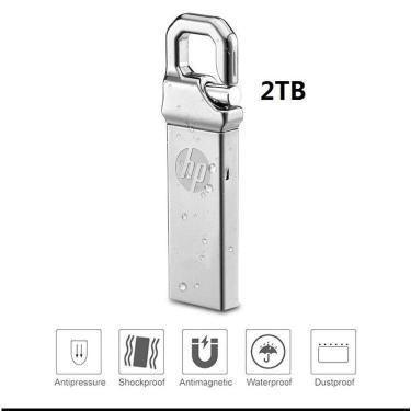 Imagem de 2Tb Pen Drive Usb3.0 Hp- Metal, Resistente à Água