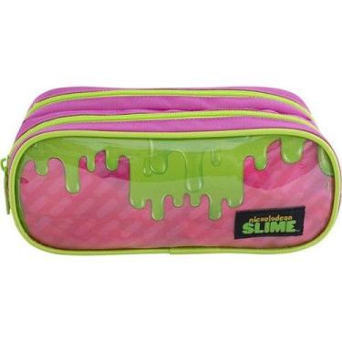 Imagem de Estojo Duplo Infantil Slime Nick Slime Nickelodeon - Xeryus, Estojo
