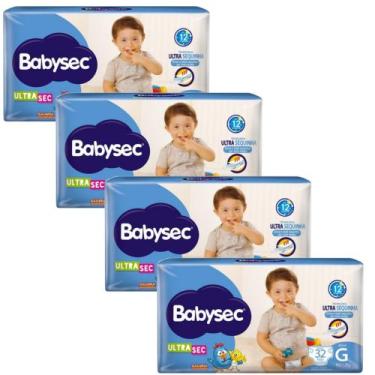 Imagem de Fralda BabySec - Galinha Pintadinha Ultra Mega 4 Pacotes  8,5 - 12kg T