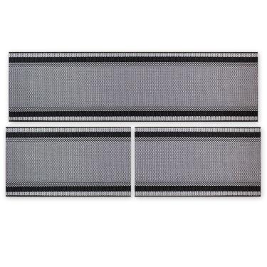 Imagem de Kit 3 Peças Ps Jogo Tapete Cozinha Largo 0,66 Antiderrapante Ps-33