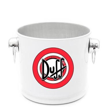 Imagem de Balde De Gelo Térmico Em Alumínio 12L Branco Duff Beer - Retrofenna De