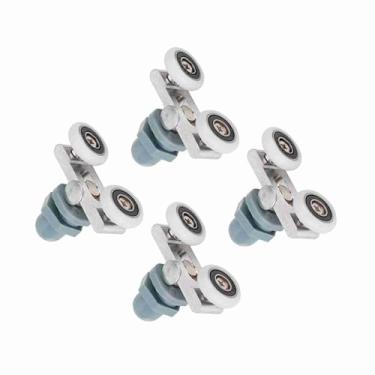 Imagem de Pssopp 4pcs Silenciosos Rolos de Porta de Chuveiro Deslizantes, Rodas Porta Vidro Resistentes a Desgaste 0,79 '' 0,91 '',98 ' (25mm)
