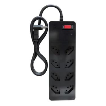 Imagem de Filtro De Energia Dps Iclamper Energia 8 Tomadas, 127/220 Volts, Lcf, 1,3m, Black, Bivolt