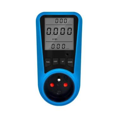 Imagem de Medidor Digital De Consumo De Energia Elétrica 220V 110V AC Com Plugue