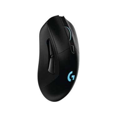 Imagem de Mouse gamer sem fio logitech hero g703 lightspeed rgb preto 910-005639