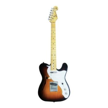 Imagem de Guitarra SX TL Vintage Thinline Hollow Body ASH 3TS - Shelter