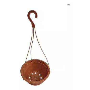 Imagem de 10 Vasos Cuia 21cm Para Pendurar Jardinagem Ehappy Brasil