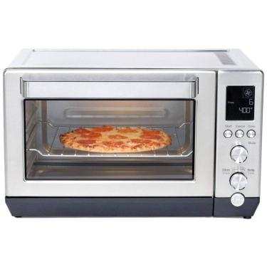 Imagem de Forno Elétrico de Bancada 7 Definições, Aço Inoxidável, 1500W, 110v, GE G9OCAASSPSS, Prateado