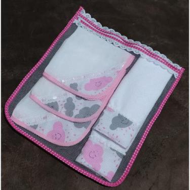 Imagem de Kit com 6 Saquinho Maternidade com Zíper Tule Reforçado - Mãe e Filho 