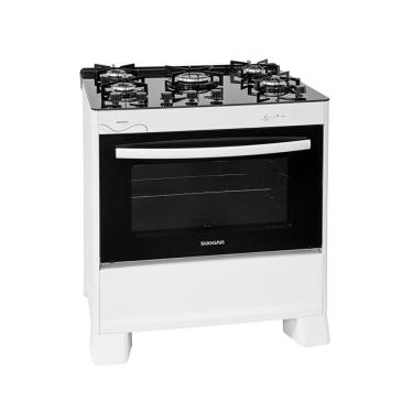 Imagem de Fogão de Piso 5 Bocas Suggar Neo Glass Branco Bivolt
