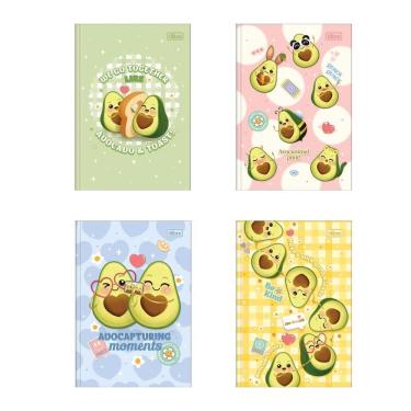 Imagem de Caderno brochura capa dura 1/4 80 folhas Abacute Tilibra