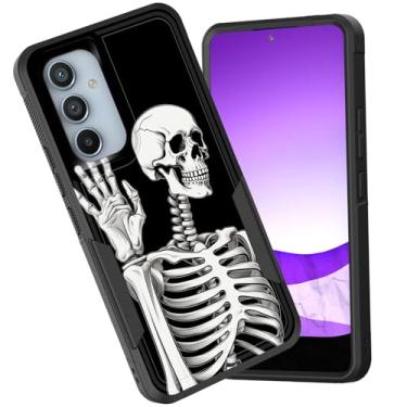 Imagem de CICPLKSE Capa protetora para Galaxy S25 FE, camada dupla, híbrida, à prova de choque, rígida, policarbonato macio, TPU (poliuretano termoplástico), capa protetora para Samsung Galaxy S25 FE 6,7