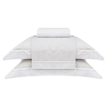 Imagem de Jogo de Cama Percalle Daves 180 Fios - Casal - 4 Peças - Buddemeyer