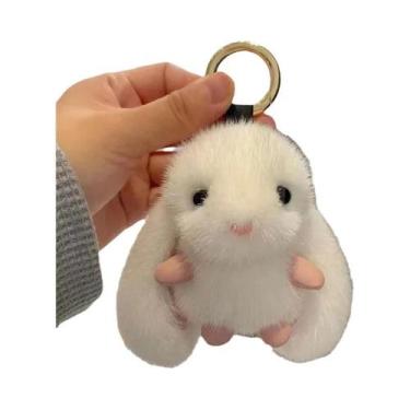 Imagem de Chaveiro De Coelho Fofo E Macio, Pingente De Bolsa De Coelho De Pelúci