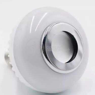 Imagem de Lâmpada Led 12W E27 Rgb Colorida Com Caixa De Som Bluetooth