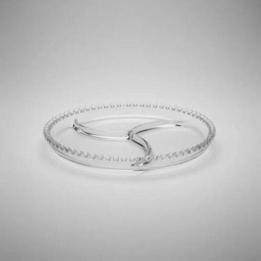 Imagem de Petisqueira Cristal de Chumbo Pearl 23x2,5cm Wolff