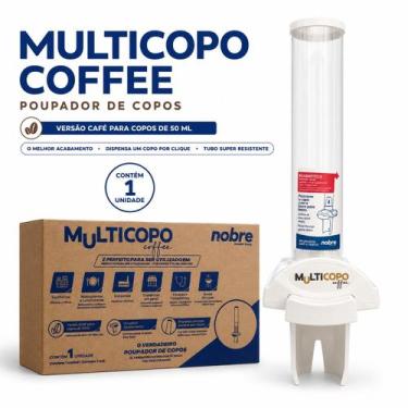 Imagem de Dispenser Multicopos Poupador De Copo Descartável 50 ml Branco - Nobre