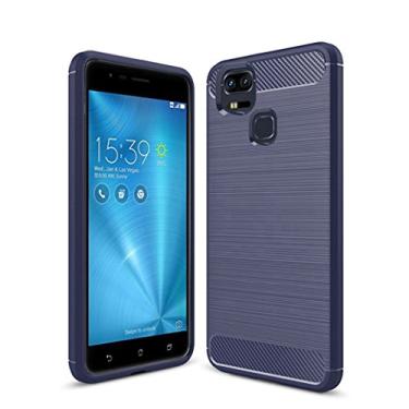 Imagem de Capa ASUS ZenFone 3S Max, com sensação suave, proteção total, anti-arranhões e impressões digitais + capa para celular resistente a arranhões para ASUS ZenFone 3S Max