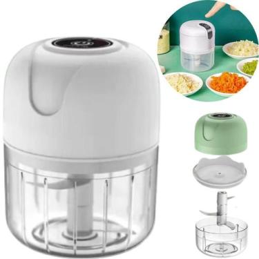 Imagem de Mini Processador Alimentos Moedor Elétrico Alho S/ Fio