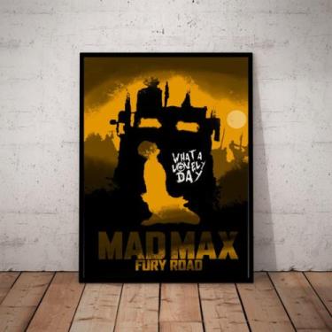 Imagem de Quadro Decorativo Mad Max Estrada Da Furia Arte Simplista - Fanarte