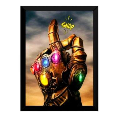 Imagem de Quadro Luva Do Thanos Vingadores Ultimato Arte 2019 - Fanarte
