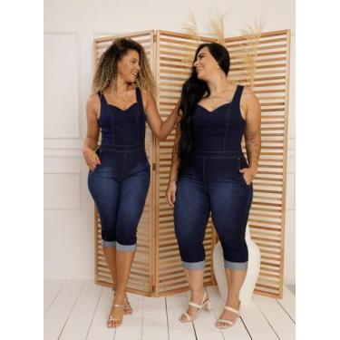 Imagem de Macacão jeans Macacao - Wesley Confecções, 40