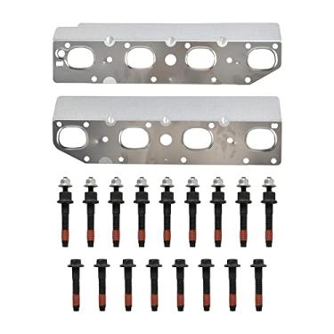 Imagem de SUSUCAR Conjunto de porcas de parafusos de junta do coletor de escape para Chrysler Dodge Ram 1500 2500 3500 3500 Jeep 5.7L V8 (Conjunto completo esquerdo e direito)