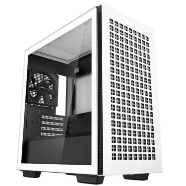 Imagem de Gabinete Gamer Deepcool Ch370 Wh, Vidro Temperado, 1X Fan
