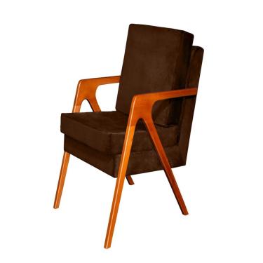 Imagem de Poltrona Decorativa Mona Luxo Dora Bela Cor 0120