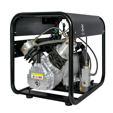 Imagem de TUXING Compressor de ar PCP 4500Psi, bomba de alta pressão de cilindro duplo de parada automática para mergulho/tanque de mergulho de paintball (TXED012)