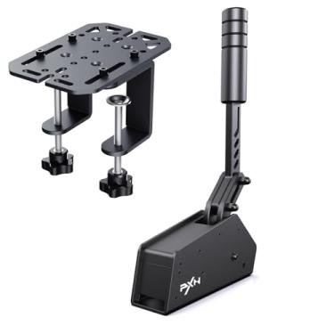 Imagem de PXN USB PC Handbrake, HB S 16Bit Hall Sensor Linear Sim Handbrake for Racing Games Compatible V3 V900 V9 V10 V12 Logitech G27 G29 G920 T500 T300 Applicable to Assett