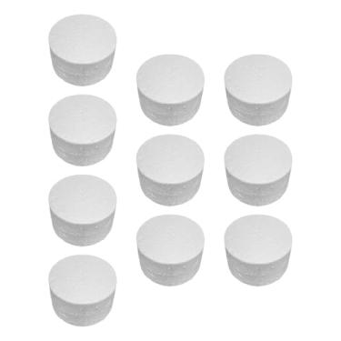 Imagem de FashionCha Conjunto de 10 Círculos de Espuma para Artesanato, Lembrancinhas de Festa, Cilindros de Espuma Leves para Projetos de Faça Você Mesmo, Modelagem, 8x4.5cm