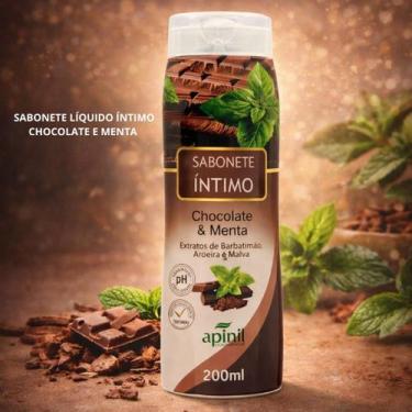 Imagem de Sabonete Líquido Íntimo Chocolate e Menta Apinil 200ml