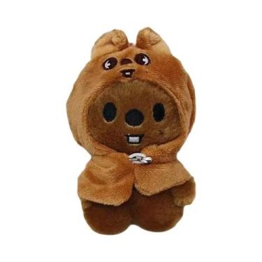 Imagem de Chaveiro De Pelúcia Magnético Stray Kids SKZ Com Capa Para Os Olhos KP