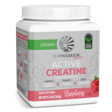 Imagem de Creatina monohidratada em pó Sunwarrior Active Raspberry 50 Serv-Unissex