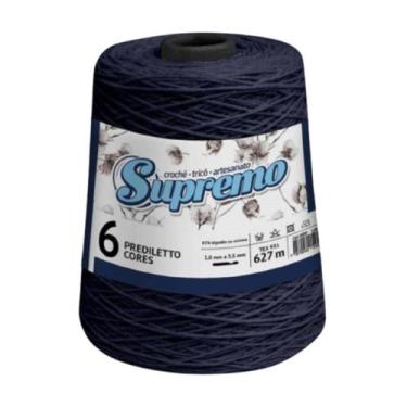 Imagem de Barbante Supremo Prediletto Cores Nº6 627 MT - Enovelar, 15 Azul Marin