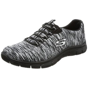 Imagem de Skechers Relaxed Fit Empire Game On Womens Slip On Sneakers Black/Charcoal 7.5