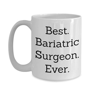 Imagem de Melhores presentes de cirurgião bariátrico – Melhor cirurgião bariátrico de todos os tempos – Caneca de café de cacau quente divertido – Ideia de de Natal