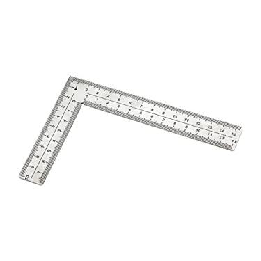 Imagem de Generic Régua quadrada em forma de L Carpinteiro Medindo Ferramenta de Layout Instrumento de Medição Hobby de Alta Precisão DIY para Fabricação de, 10×15cm